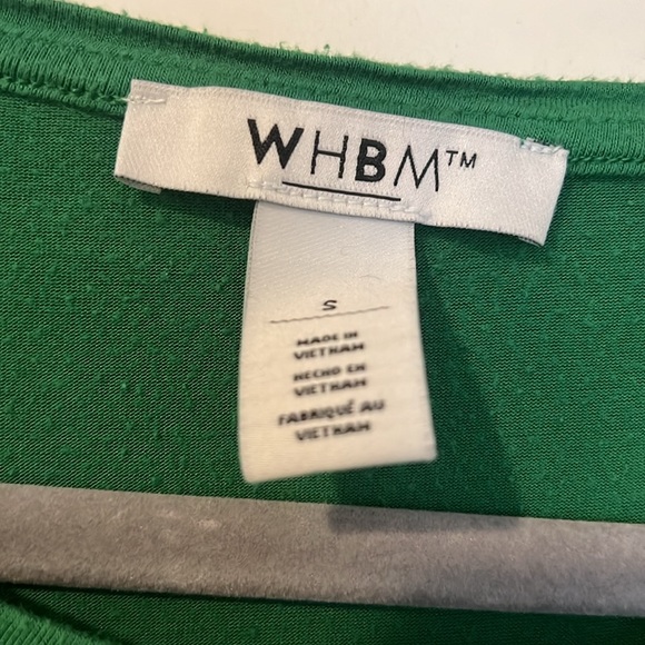 Gently used Kelly Green T in jersey fabric -WHBM - Picture 2 of 2